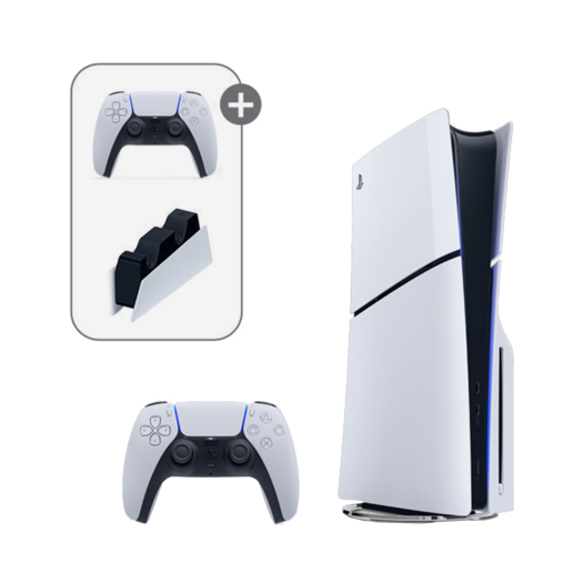 SN100360+SN100003+SN100010 PlayStation 5 Slim Standard Edition+Dual sense+Charging Station