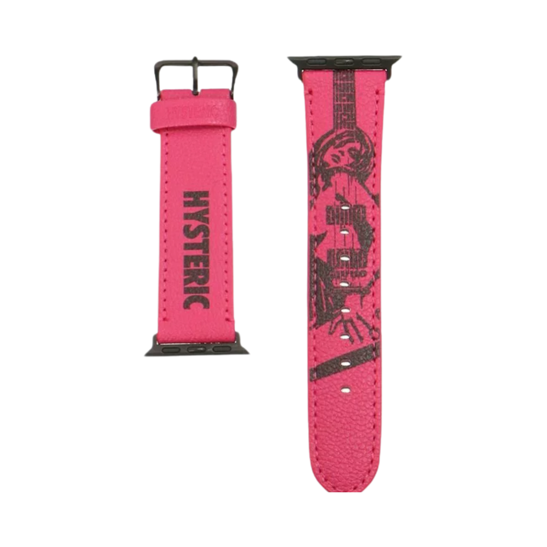 01243QG03 Hysteric Glamour Guitar Girl Apple Watch Band Pink