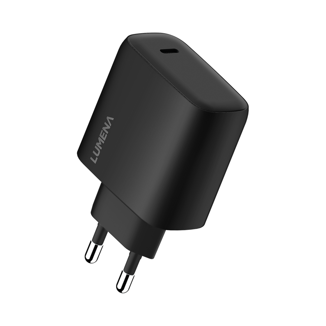 루메나 45W Gan 초고속 충전기 GQ45 블랙(Lumena 45W Gan Multi Quick Charger GQ45 Black)