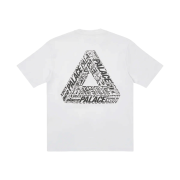 Palace Tri-Text T-Shirt White - 22FW
