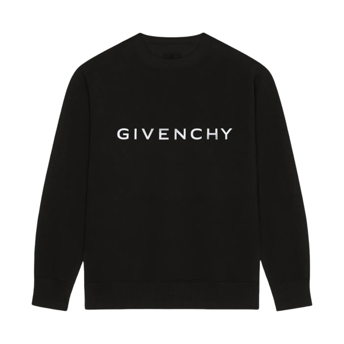 BMJ0HA3YAC-001 Givenchy Archetype Slim Fit Sweatshirt in Fleece Black