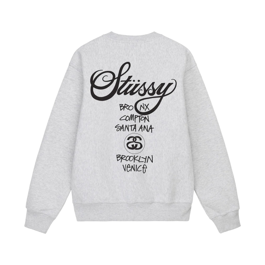 스투시 도버 스트리트 마켓 월드투어 크루넥 애쉬 헤더 2022(Stussy DSM World Tour Crew Ash Heather 2022) - 2
