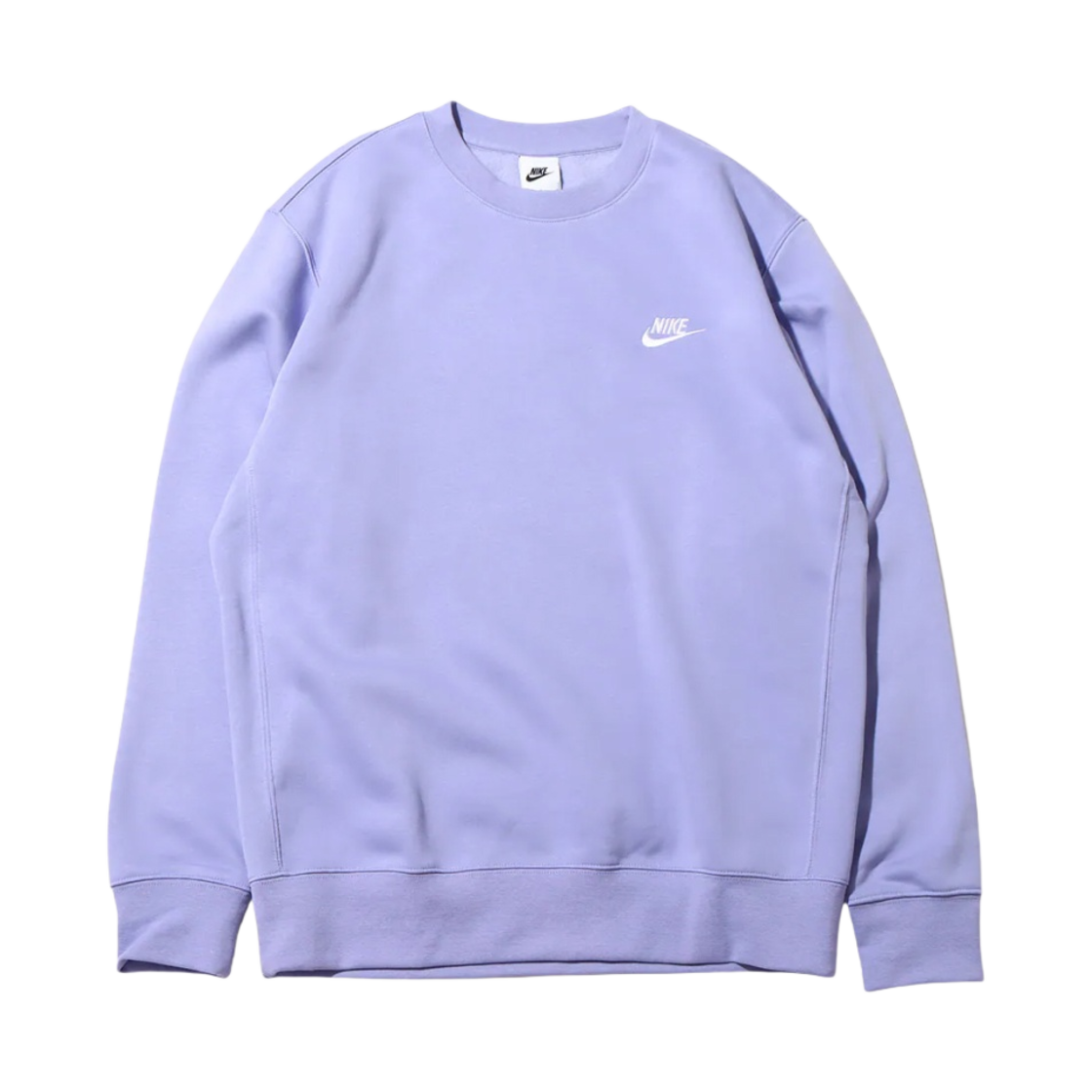 나이키 NSW 클럽 플리스 크루 스웨트셔츠 라이트 시슬 - 아시아(Nike NSW Club Fleece Crew Sweatshirt Light Thistle - Asia) - 1