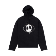 Our Legacy Loose Hoodie Maverick Skull Print Black