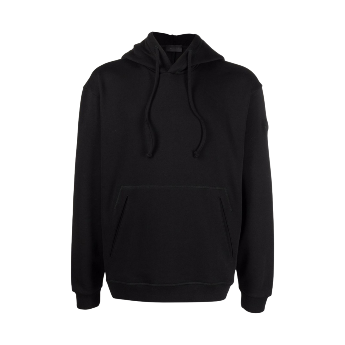 몽클레르 로고 프린트 드로우스트링 후드 블랙 - 21SS(Moncler Logo Print Drawstring Hoodie Black - 21SS) - 1