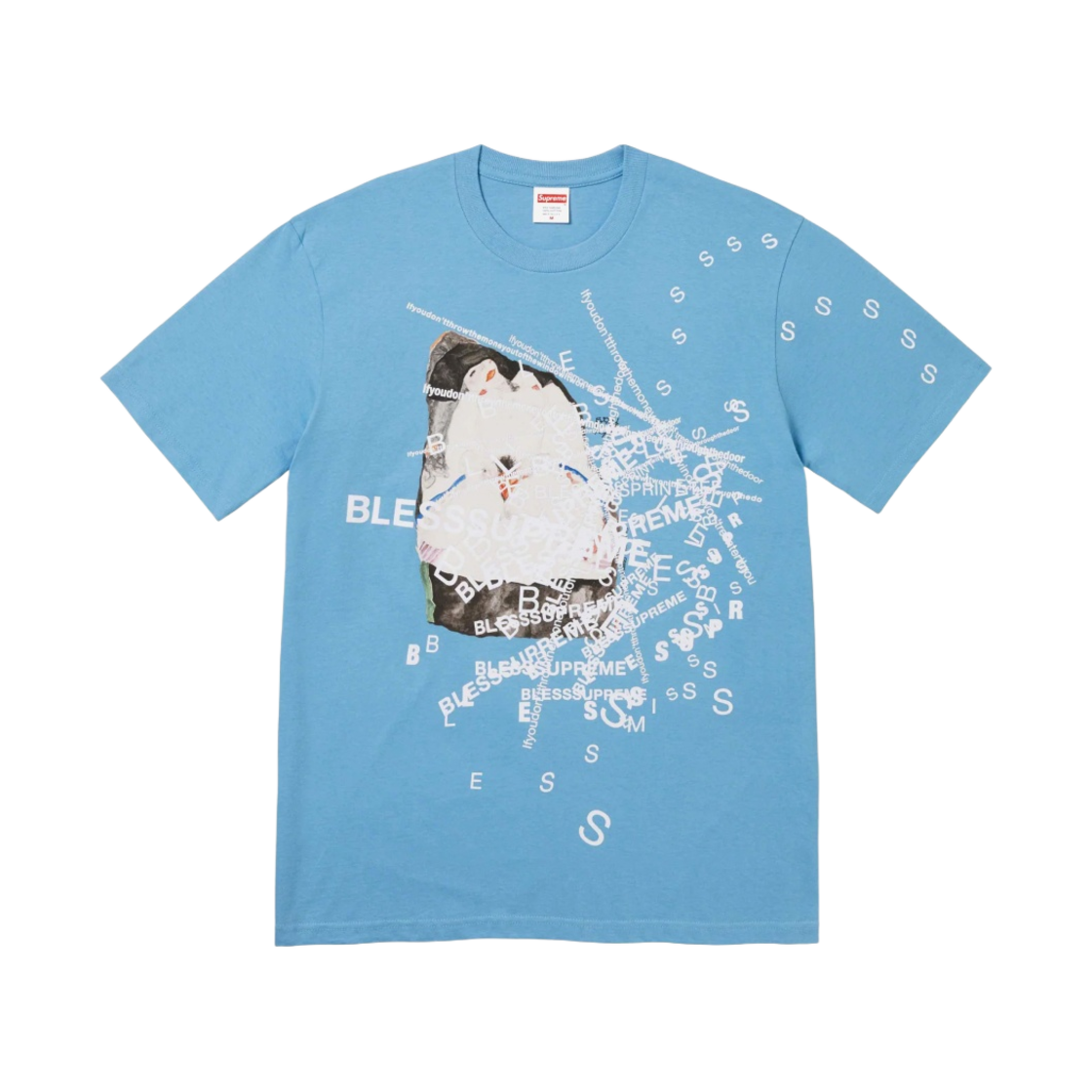 슈프림 x 블레스 옵저브드 인 어 드림 티셔츠 라이트 슬레이트 - 23FW(Supreme x Bless Observed in a Dream T-Shirt Light Slate - 23FW)