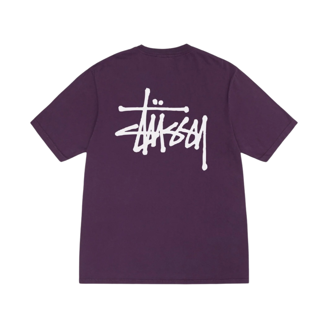 스투시 베이직 스투시 피그먼트 다이드 티셔츠 퍼플 2023