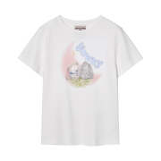 (W) Glowny Lunar Bunny T-Shirt White