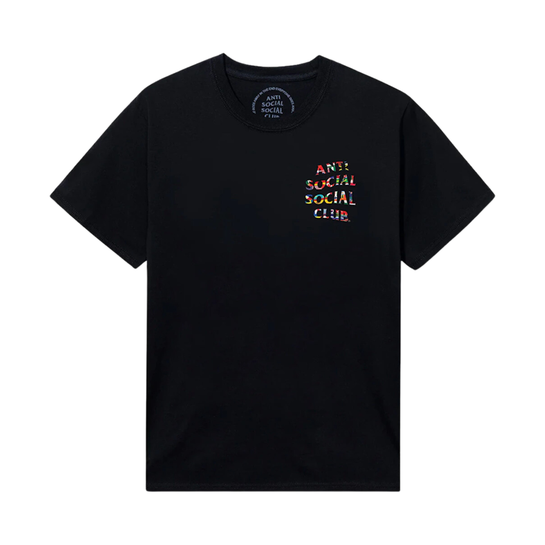 안티 소셜 소셜 클럽 플래그 컬리지 티셔츠 블랙(Anti Social Social Club Flag Collage T-Shirt Black) - 2