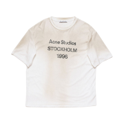 Acne Studios Relaxed Fit Logo T-Shirt Dusty white