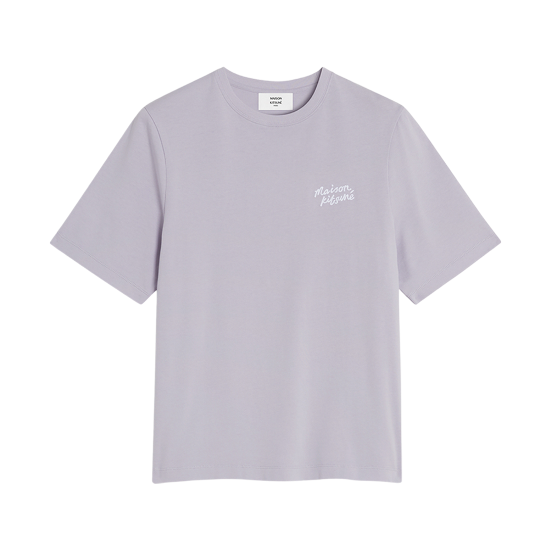 MW00126KJ0119-0173 (W) Maison Kitsune Handwriting Comfort T-Shirt Soft Mauve