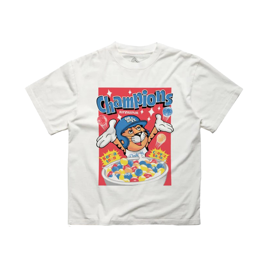 RR24FWSS12003WHT R&Co. RNR Champions-T-Shirt Wht