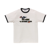 BAPE x Tom & Jerry 85th Anniversary Ringer T-Shirt Ivory