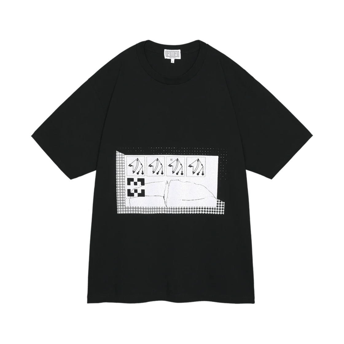 카브엠트 VH 더 새턴 서커스 티셔츠 블랙 - 25SS(Cav Empt VH The Saturn Circus T-Shirt Black - 25SS)