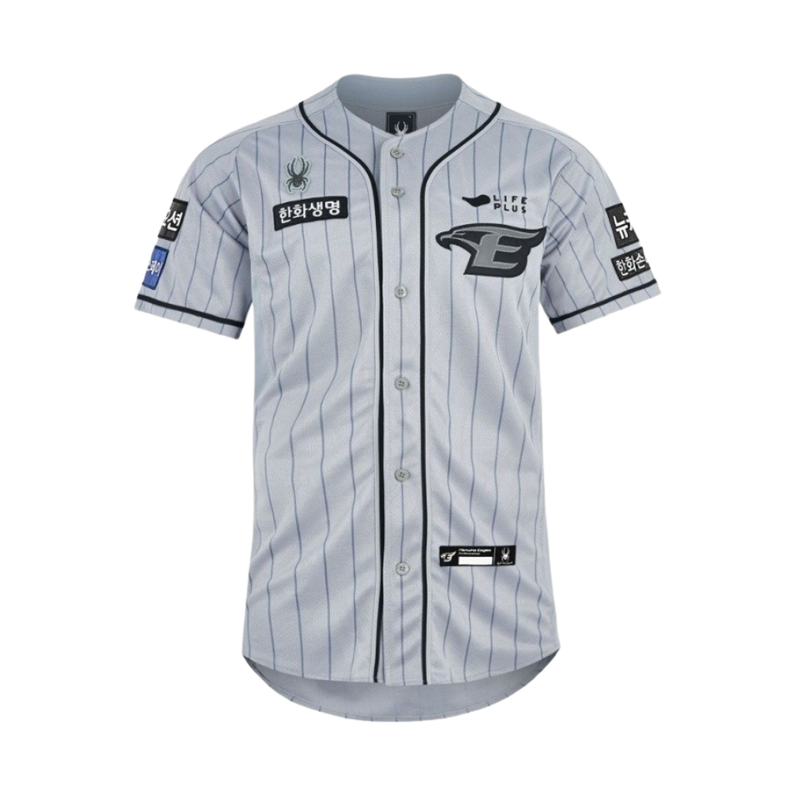 한화 이글스 스파이더 2024 어센틱 스타디움 어웨이 유니폼 그레이 (논 마킹 버전)(Hanwha Eagles Spyder 2024 Authentic Stadium Away Uniform Grey (Non Marking Ver.))