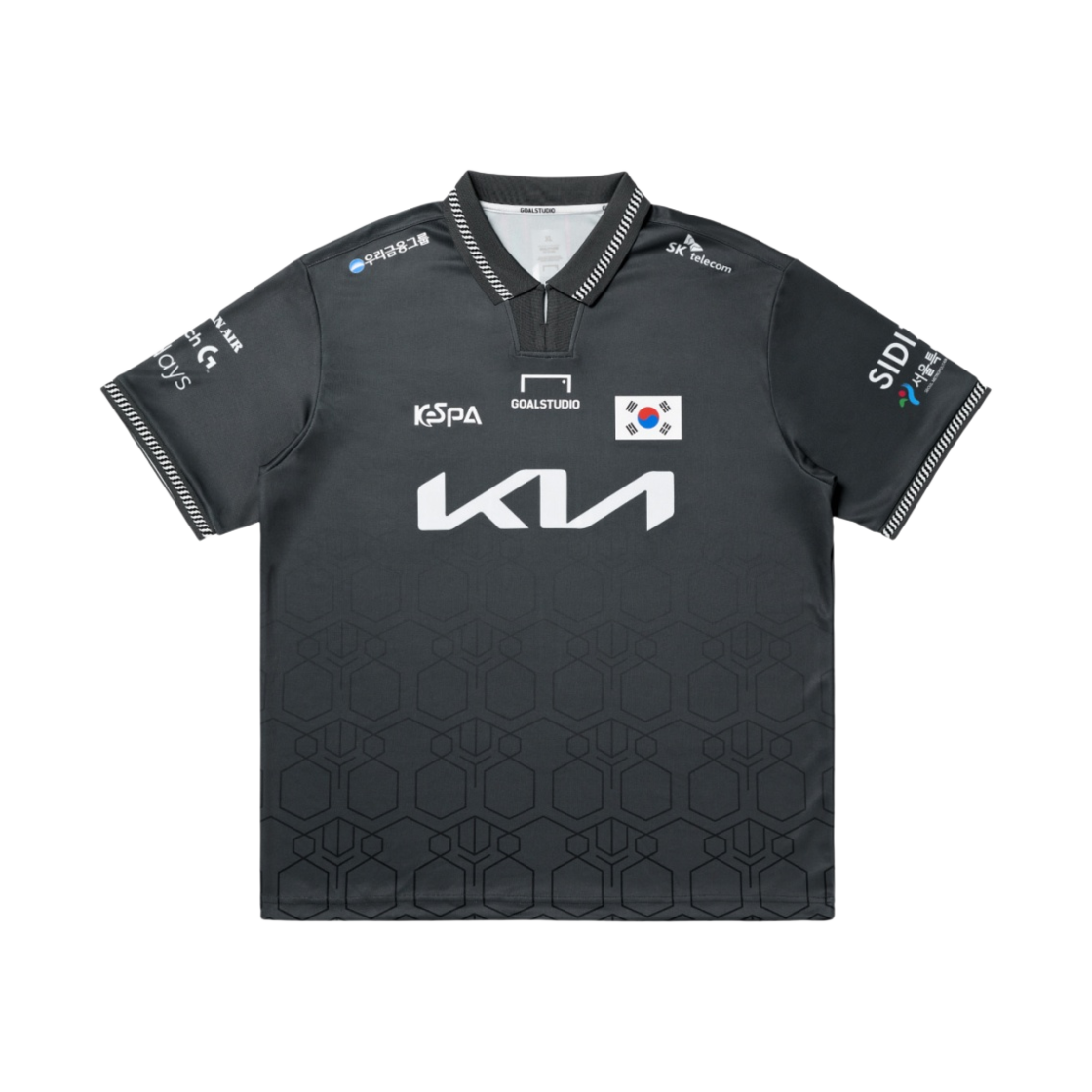 골 스튜디오 팀 코리아 이스포츠 홈 유니폼 스폰서 블랙 (논 마킹 버전)(Goal Studio Team Korea of E-Sports Home Uniform Sponsor Black (Non Marking Ver.))