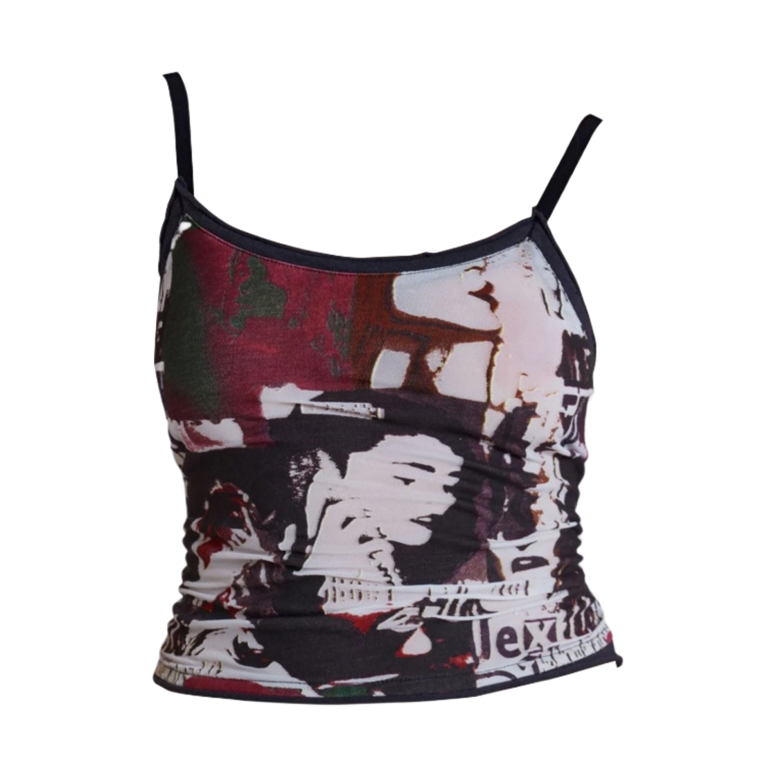 (W) 제이디드 런던 리플레이드 캐미솔 탑 멀티컬러((W) Jaded London Replayed Camisole Top Multi Color)