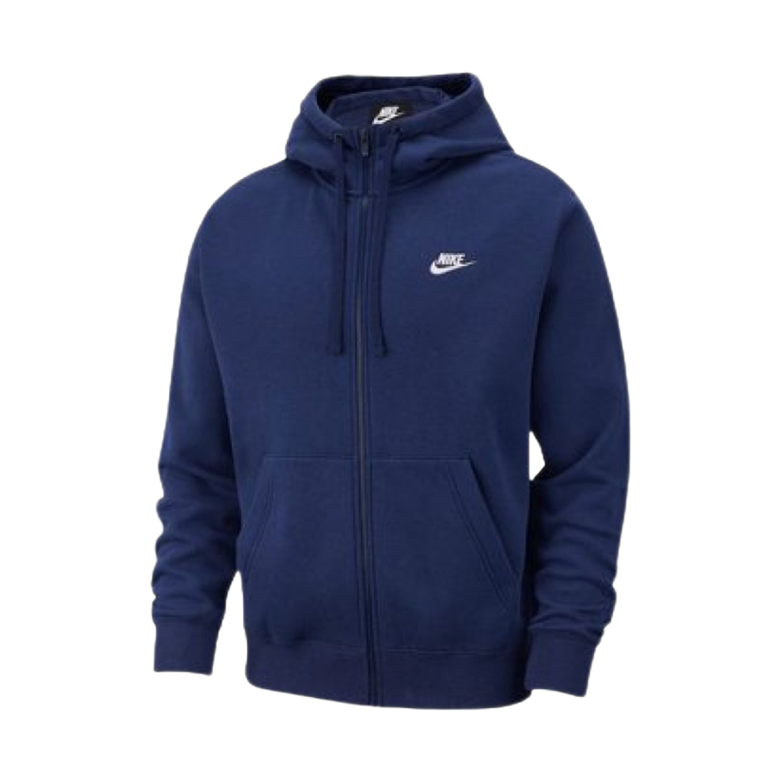 나이키 NSW 클럽 플리스 풀 집 후드 미드나잇 네이비 - US/EU