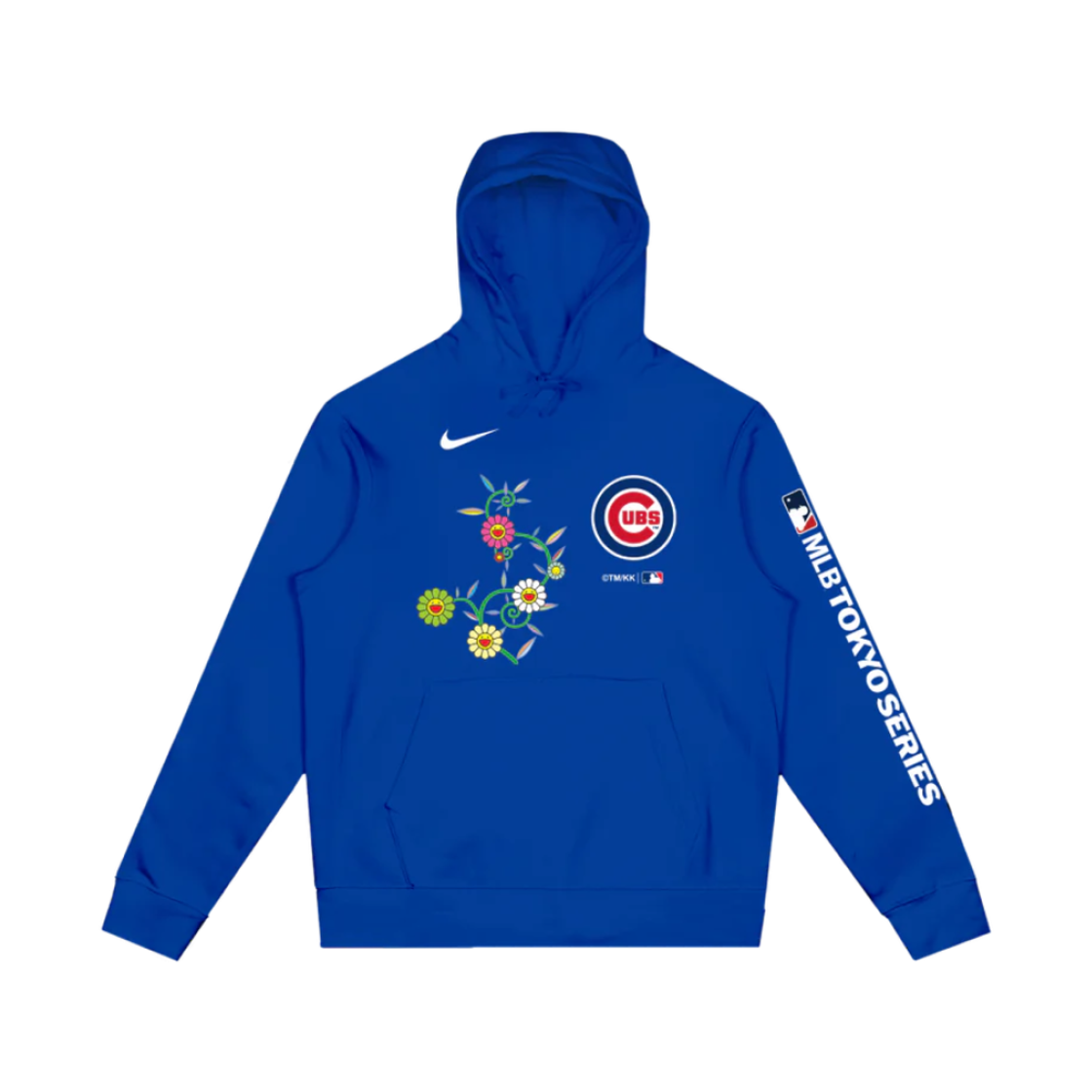 나이키 x 무라카미 타카시 x MLB 월드 투어 도쿄 시리즈 2025 컵스 후드 블루(Nike x Murakami Takashi x MLB World Tour Tokyo Series 2025 Cubs Hoodie Blue) - 1