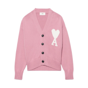 AMI de Coeur Oversize Cardigan Pale Pink - 22SS