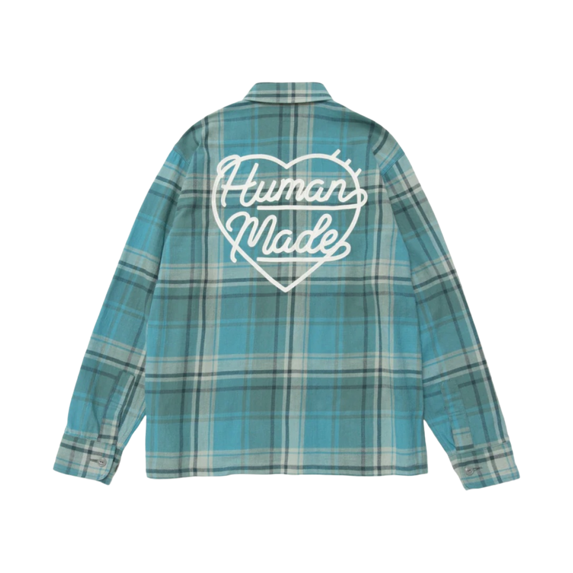 휴먼 메이드 체크 오버셔츠 블루(Human Made Checked Overshirt Blue) - 1