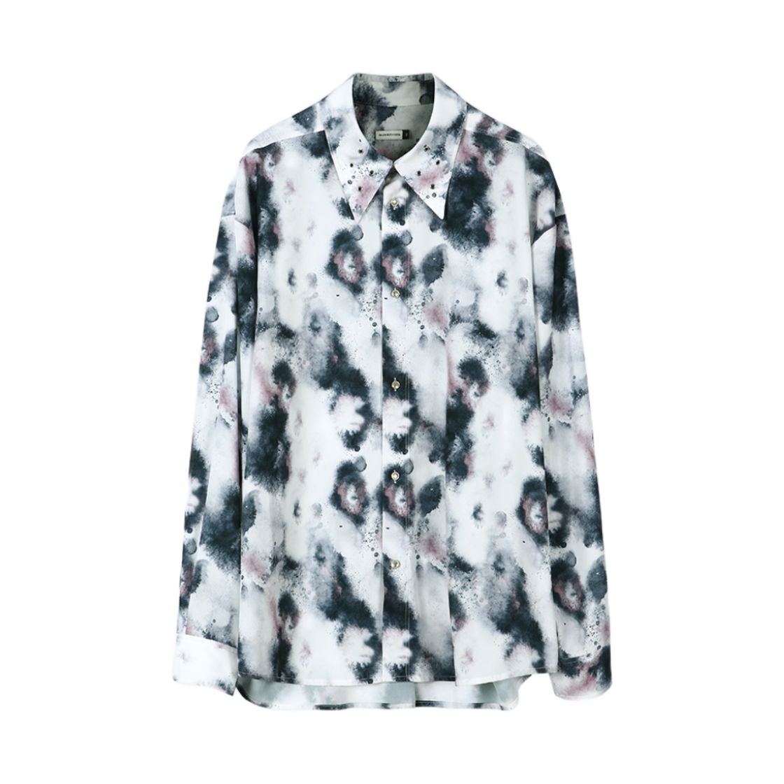 YPA23PSSHWH Youche QS Eyelet Shirts White