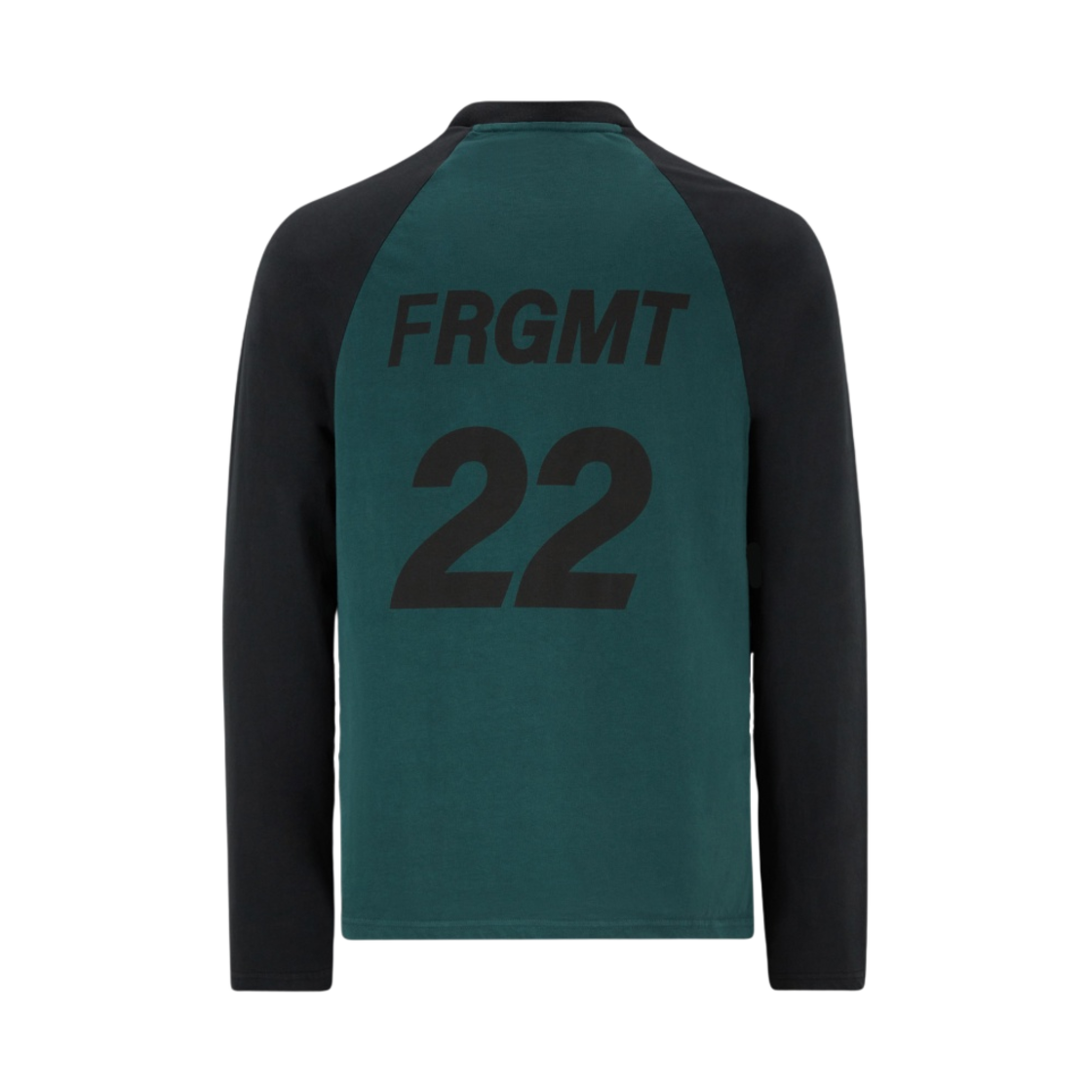 몽클레르 x 프라그먼트 로고 롱 슬리브 티셔츠 다크 그린 - 22FW(Moncler x Fragment Logo Long Sleeve T-Shirt Dark Green - 22FW) - 1
