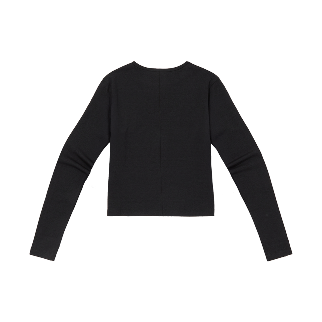 노스페이스 벨루카 울 크롭 롱슬리브 라운드 티셔츠 블랙 - 25SS(The North Face Veluca Wool Crop L/S Round T-Shirt Black - 25SS) - 2
