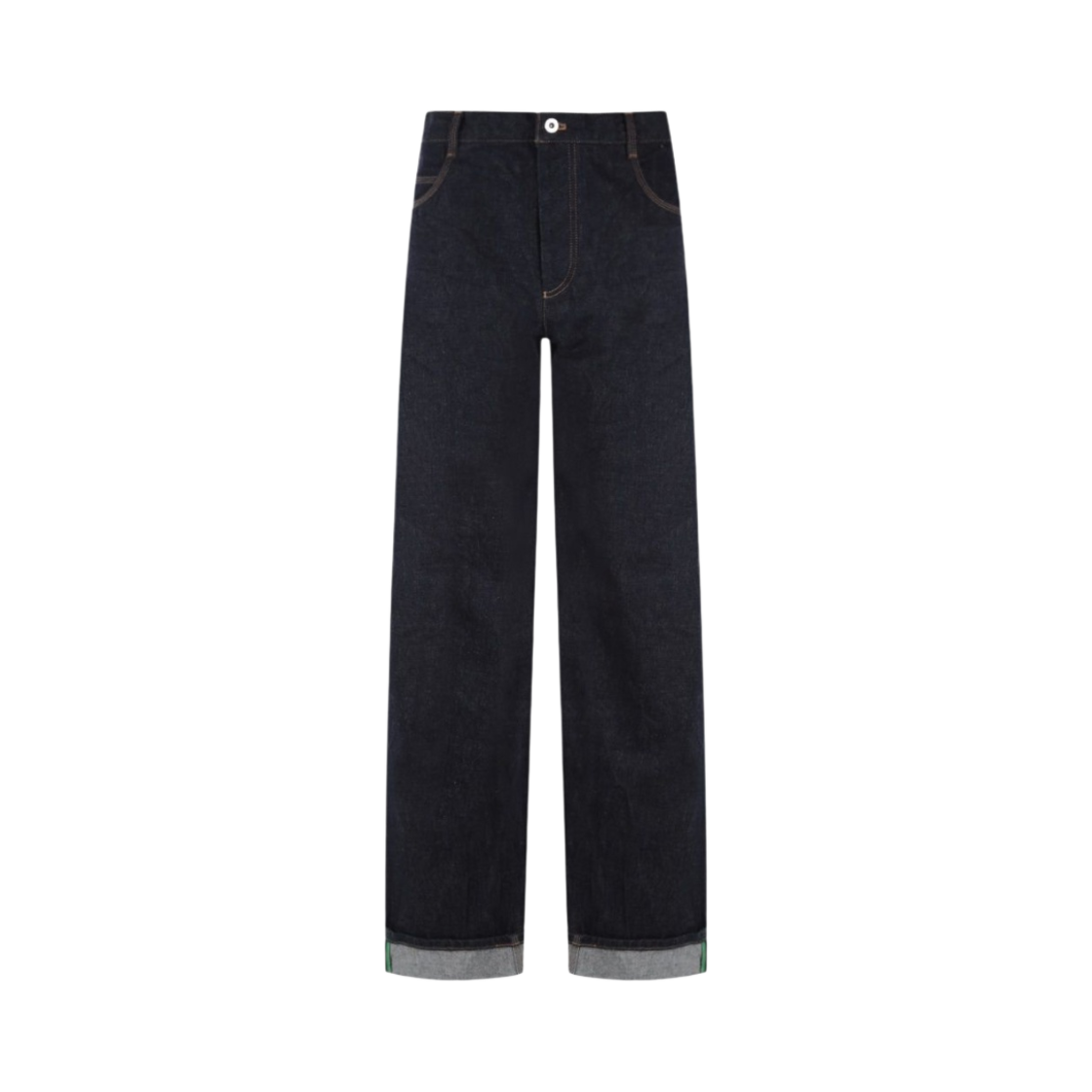 (W) 보테가 베네타 셀비지 트라우저 데님 인디고((W) Bottega Veneta Trousers Denim with Selvedge Indigo) - 1