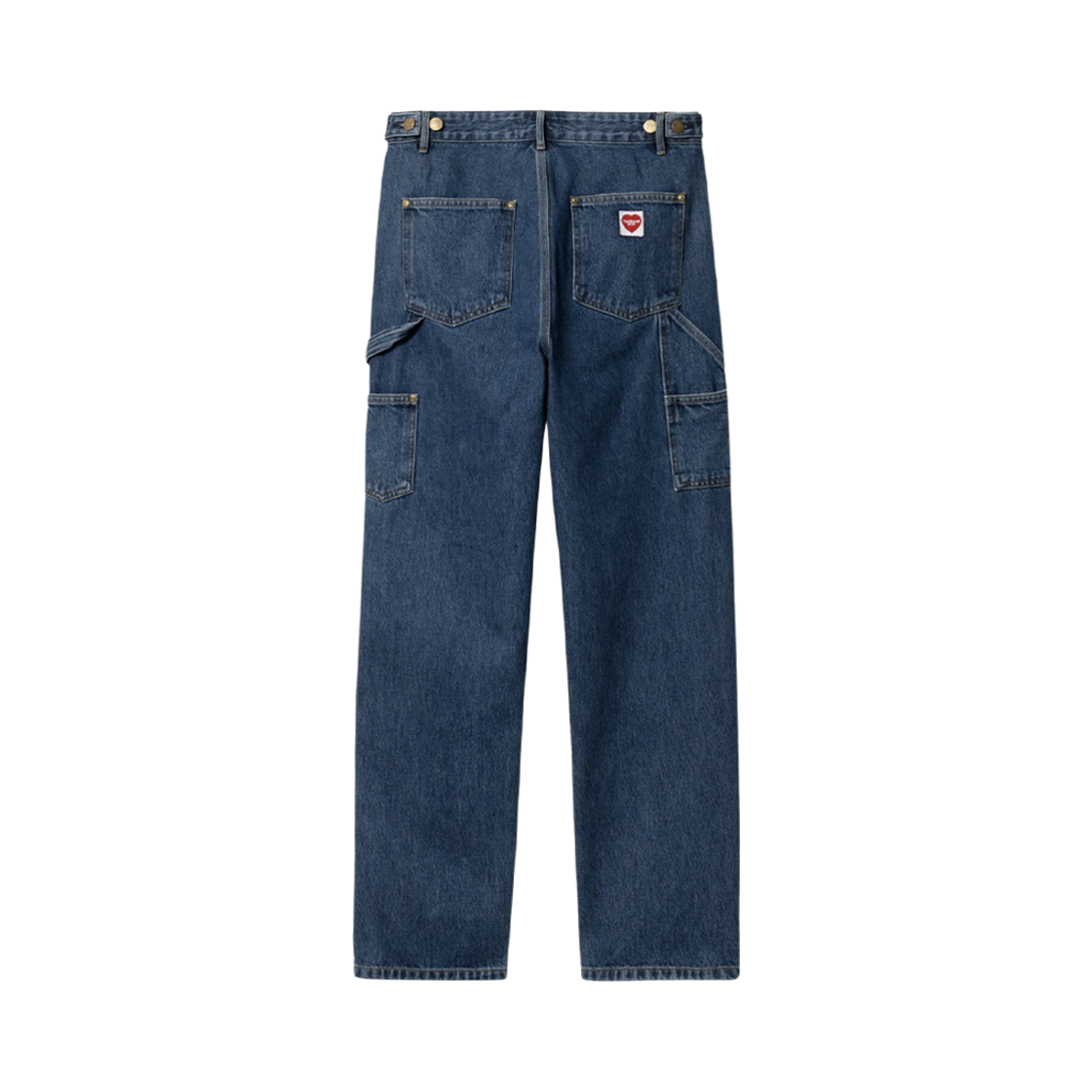(W) 칼하트 WIP 내쉬 더블 니 팬츠 블루 스톤 워시드((W) Carhartt WIP Nash Double Knee Pants Blue Stone Washed) - 2