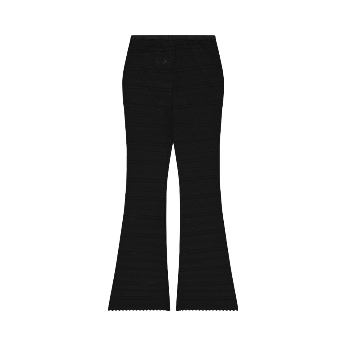 플레따 레이스 부츠컷 팬츠 블랙(FLETTA Lace Bootscut Pants Black)