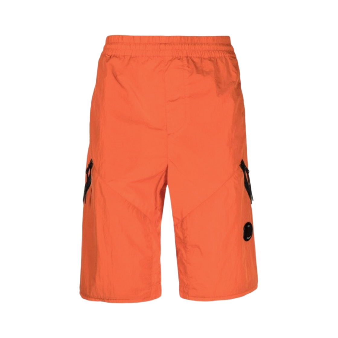 14CMBE232A005904G439 C.P. Company Chrome-R Zipped Shorts Orange - 23SS