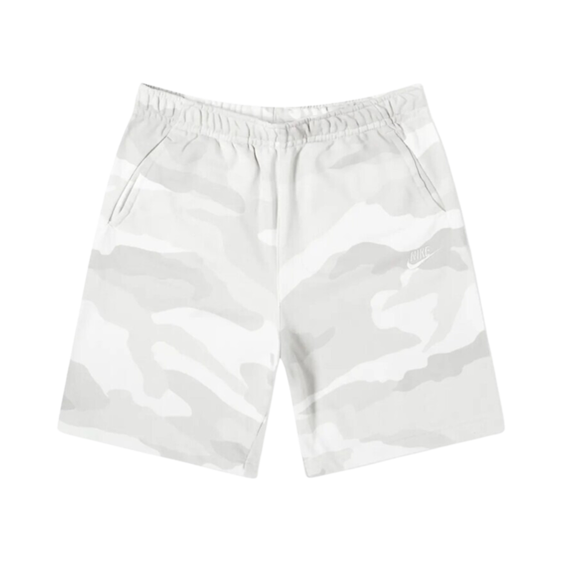 BV2839-073 Nike NSW Club French Terry Camo Shorts Light Bone Summit White - Asia