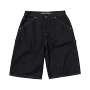 Suade Carpenter Denim Shorts Raw Indigo