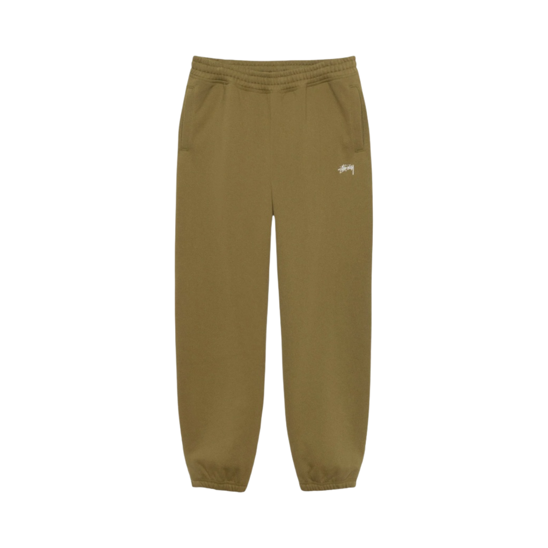116627 Stussy Stock Logo Sweatpants Olive