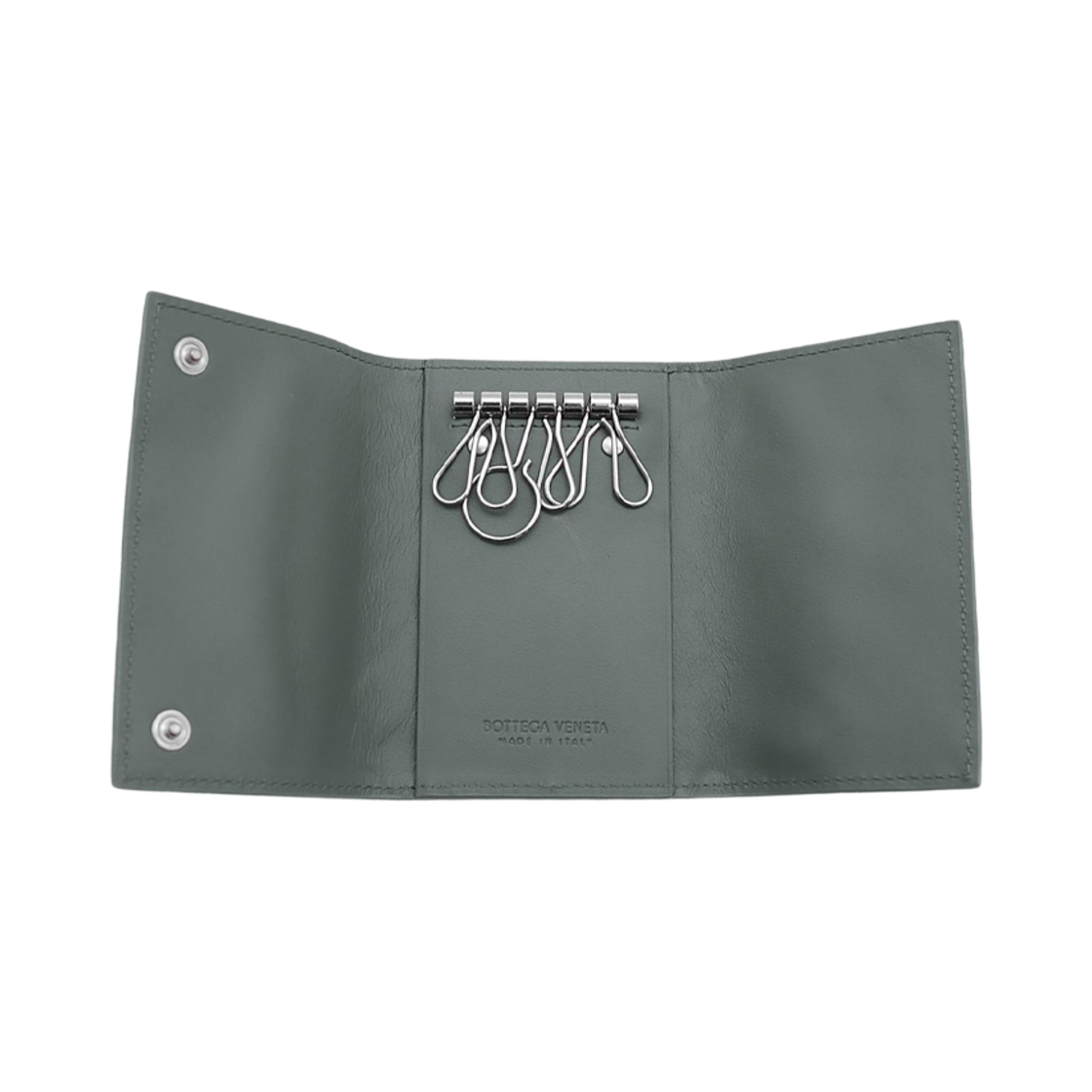 보테가 베네타 키 파우치 슬레이트(Bottega Veneta Key Pouch Slate) - 2