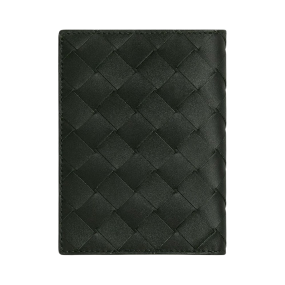 보테가 베네타 인트레치아토 플랩 지갑 다크 그린(Bottega Veneta Intrecciato Flap Wallet Dark Green) - 3