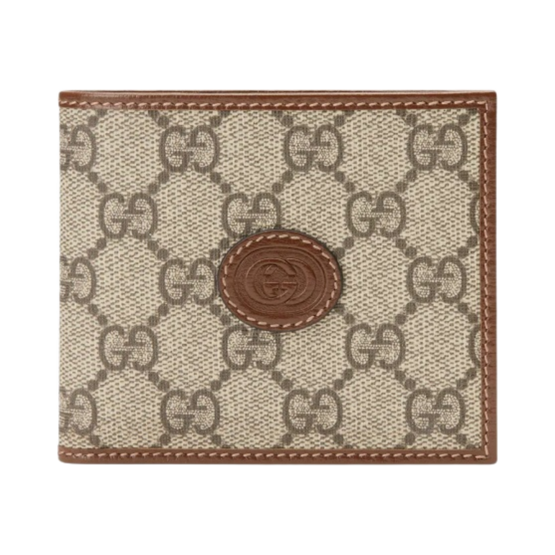 구찌 인터로킹 G 반지갑 베이지 에보니(Gucci Interlocking G Bi-Fold Wallet Beige Ebony)