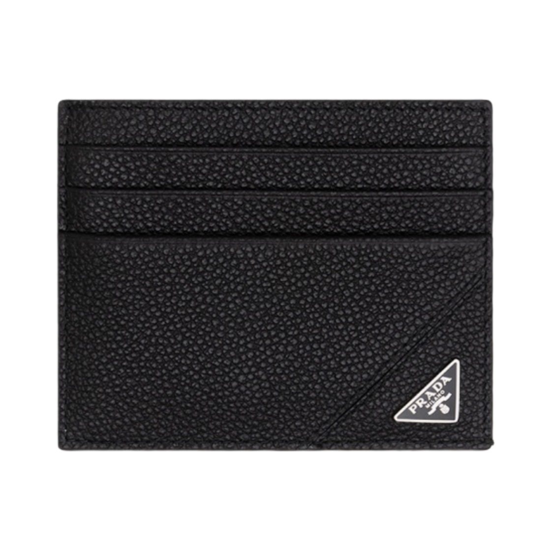 프라다 비텔로 마이크로 그레인 레더 카드 홀더 블랙(Prada Vitello Micro Grain Leather Card Holder Black)