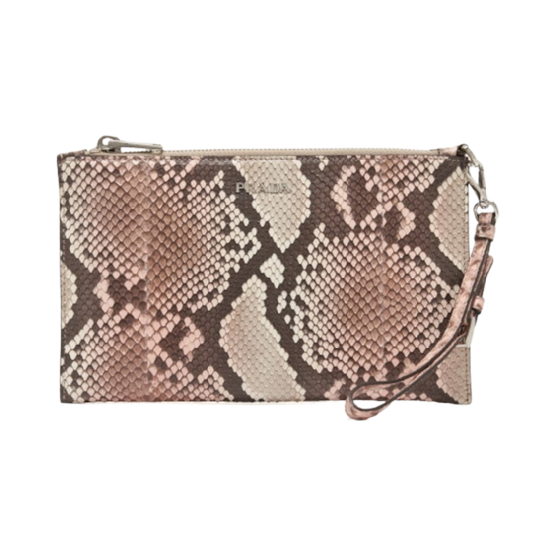 프라다 파이톤 스네이크 스킨 클러치 오키드 핑크(Prada Python Snake Skin Clutch Orchid Pink) - 1