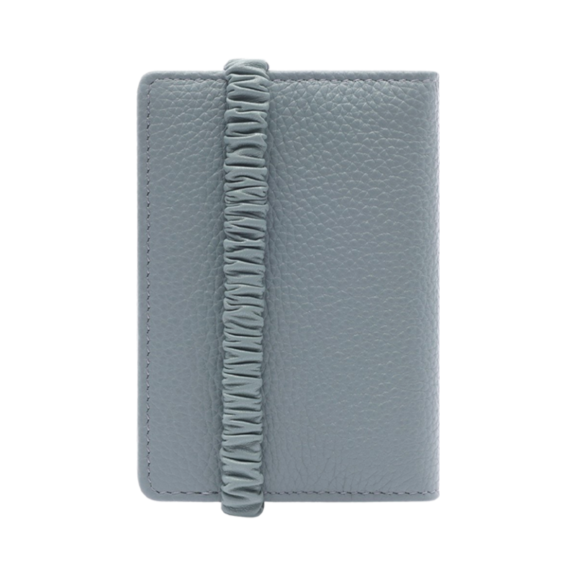 미우 미우 로고 플라크 마테라쎄 이펙트 월렛 블루 베이지(Miu Miu Logo Plaque Matelasse Effect Wallet Blue Beige) - 2