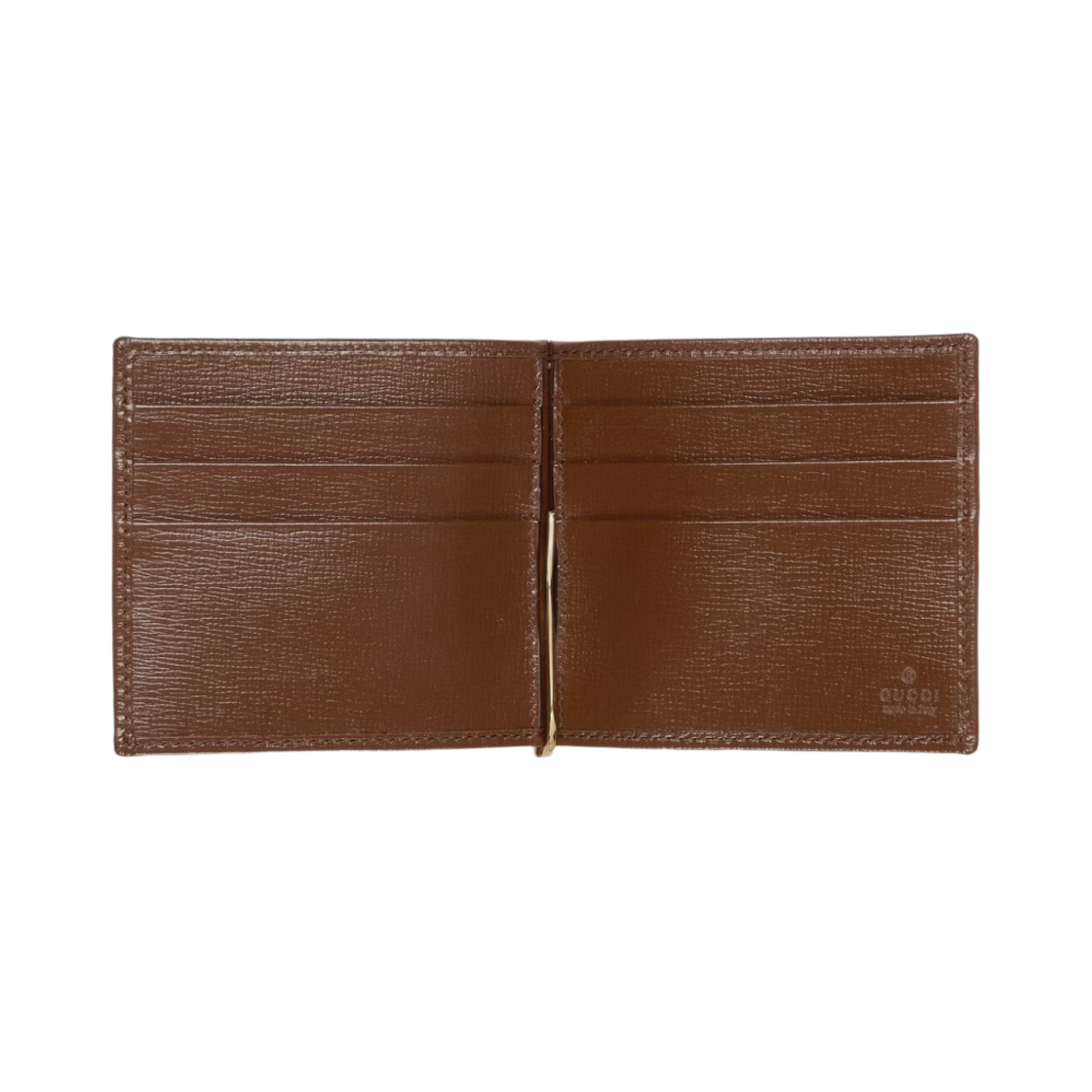 구찌 GG 슈프림 캔버스 인터로킹 G 카드 케이스 지갑 베이지 에보니(Gucci GG Supreme Canvas Card Case Wallet with Interlocking G Beige Ebony) - 2