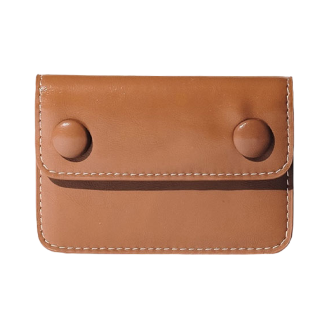 르마스크 도트 3 레이어 아코디언 코인 & 카드 월렛 꼬냑 우드(Le Masque Dot Accordion Coin & Card Wallets Cognac Wood) - 1