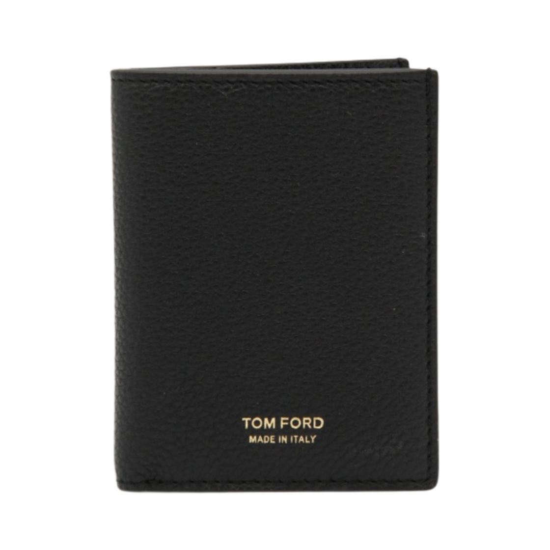 Y0279-LCL158G-1N001 Tom Ford Grain Leather Folding Card Holder Black