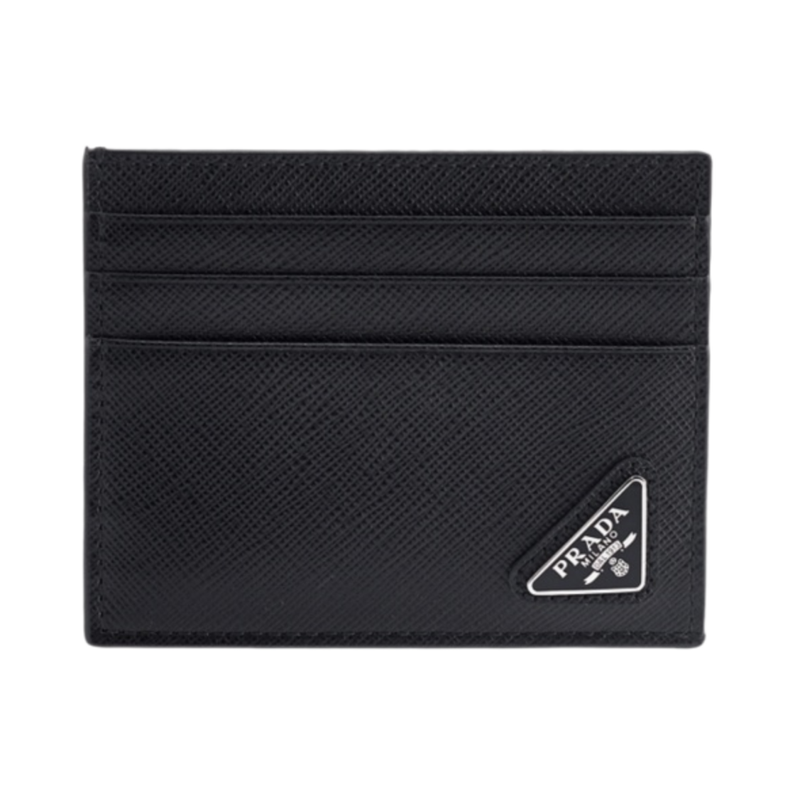 프라다 사피아노 레더 카드 홀더 블랙(Prada Saffiano Leather Card Holder Black)