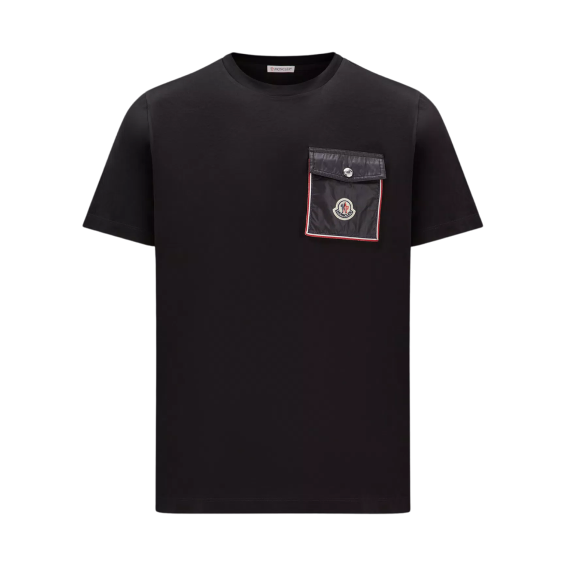 I1-091-8C00056-8390Y-999 Moncler Pocket T-Shirt Black - 23SS