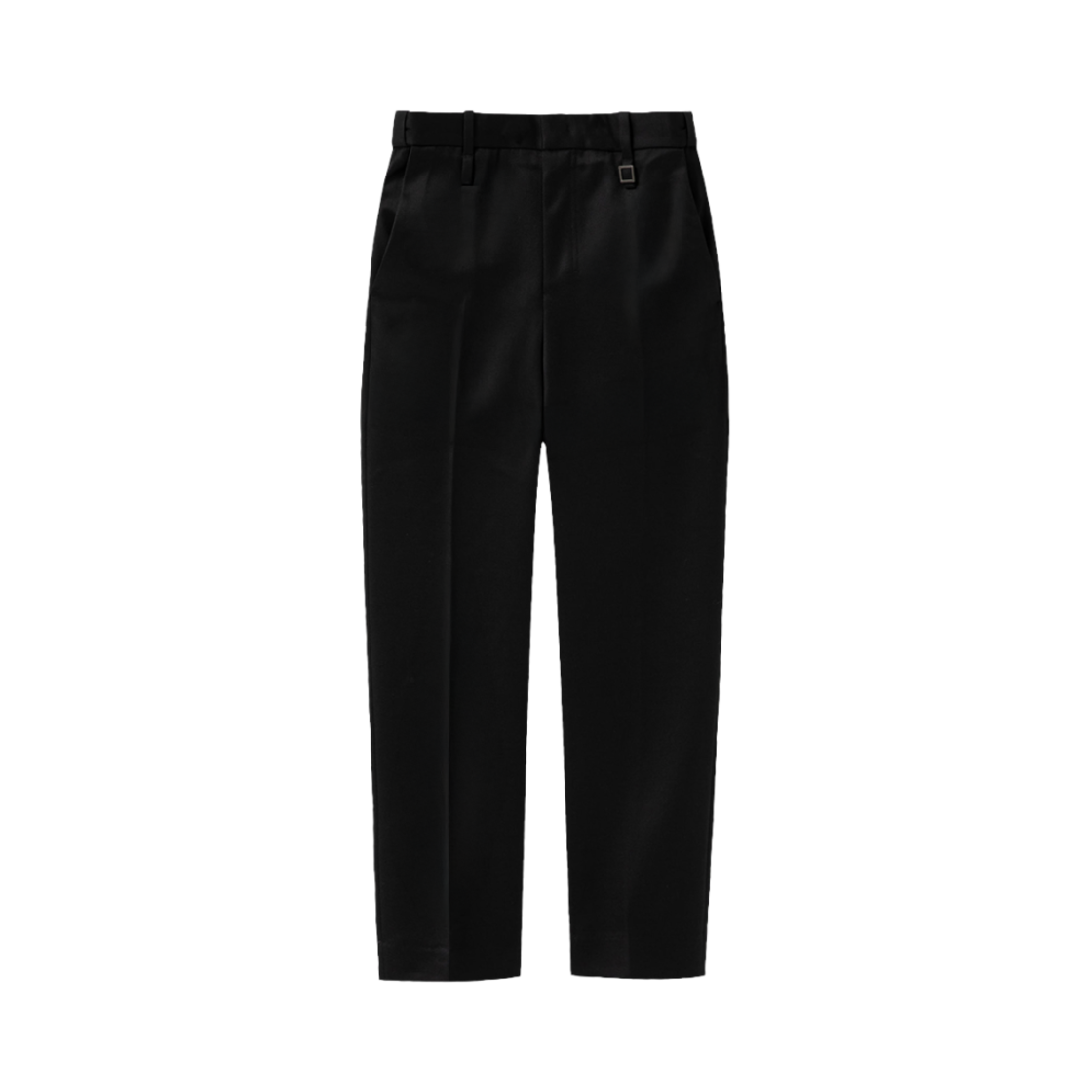 ・WOOYOUNGMI wool trousers ウーヨンミ　ウール Black Wool Straight Pants - WOOYOUNGMI