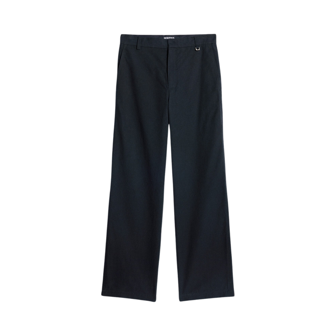 자크뮈스 르 판탈론 반호 지퍼 와이드 레그 팬츠 네이비(Jacquemus Le Pantalon Banho Zipped Wide Leg Pants Navy) - 1