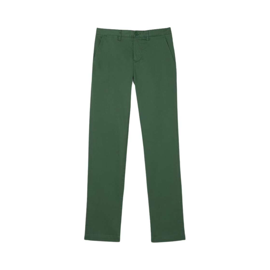 라코스테 슬림핏 치노 팬츠 다크 그린(Lacoste Slim-Fit Chino Pants Dark Green) - 1