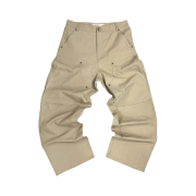 Aoiro Cutted Double Knee Pants Tan V2